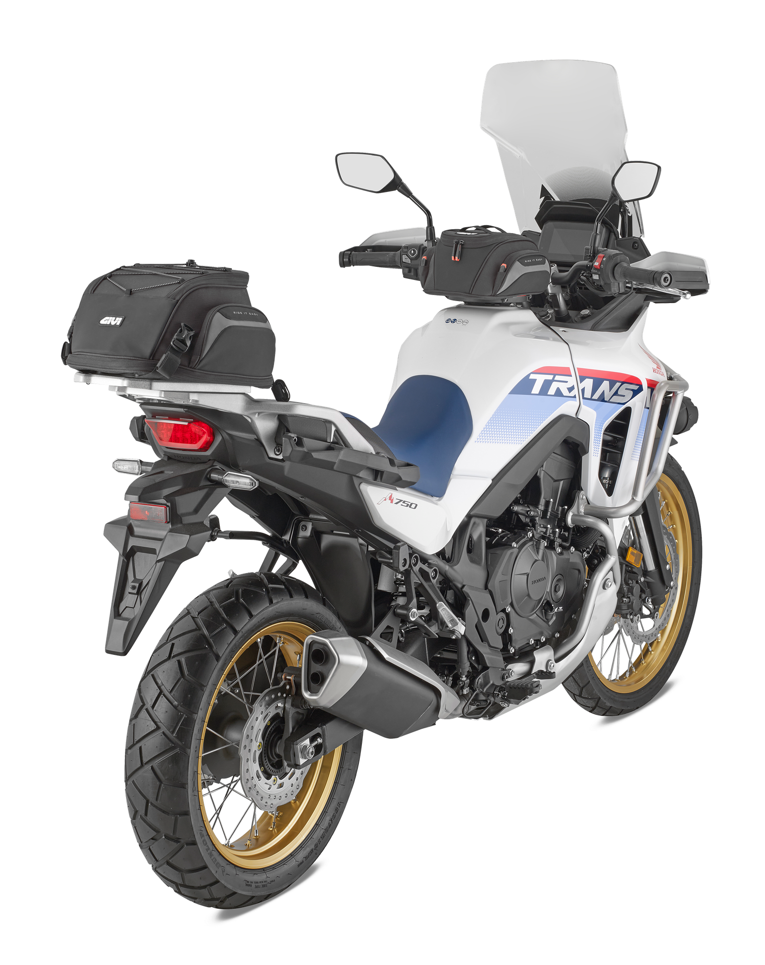 EASY08 Borsa da sella montata su Honda XL 750 Transalp (25)